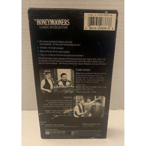 The Honeymooners - The Classic 39: Vol. 3 (VHS, 1993) - Picture 2 of 4